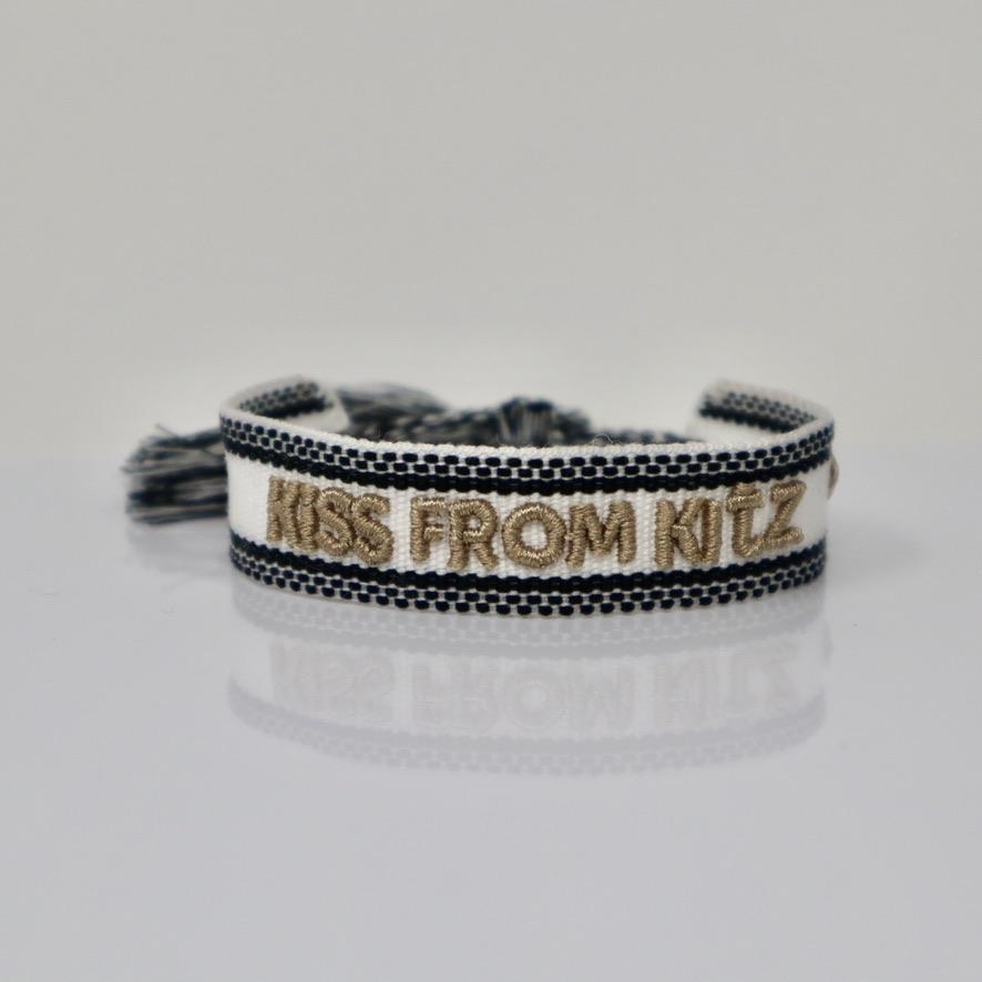 Stoff Armband - Woven KISS-from-KITZ-Bracelet