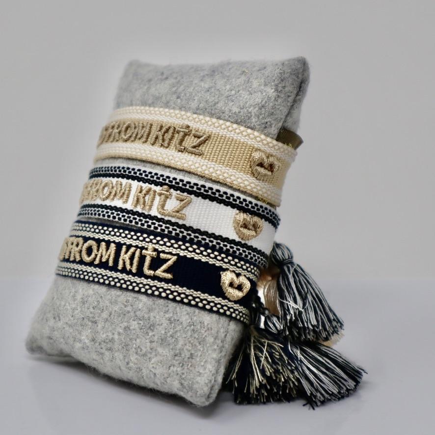 Stoff Armband - Woven KISS-from-KITZ-Bracelet