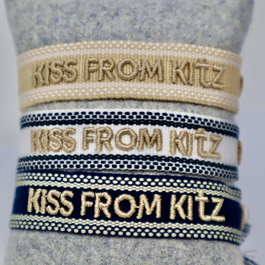 Stoff Armband - Woven KISS-from-KITZ-Bracelet