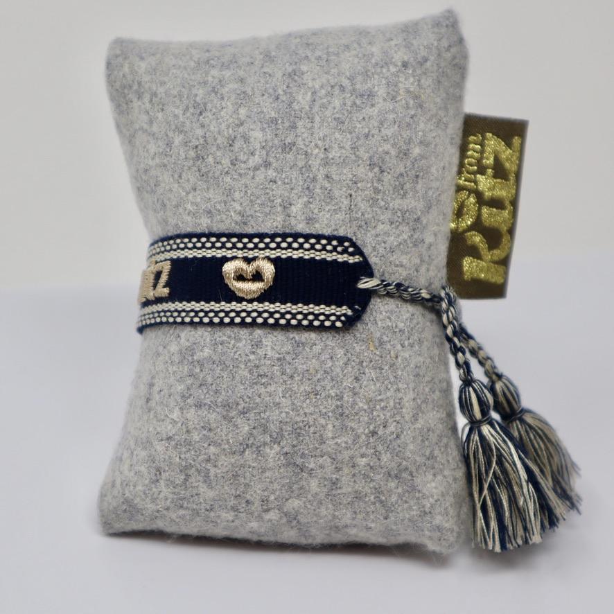 Stoff Armband - Woven KISS-from-KITZ-Bracelet