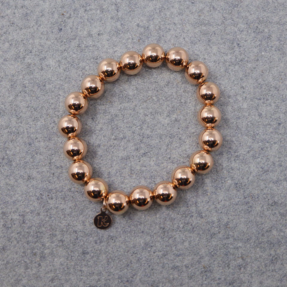 Rosévergoldetes Perlen Armband