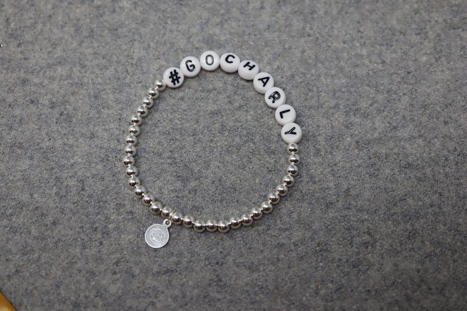 individualisierte Perlen "Initials Armbänder"