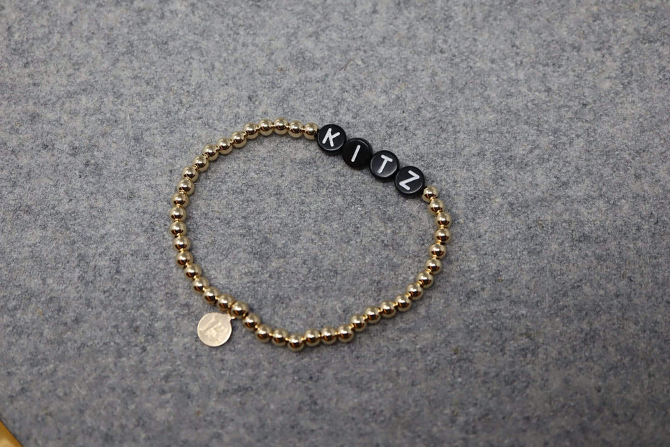 Initials Armband Perlen "Kitz"