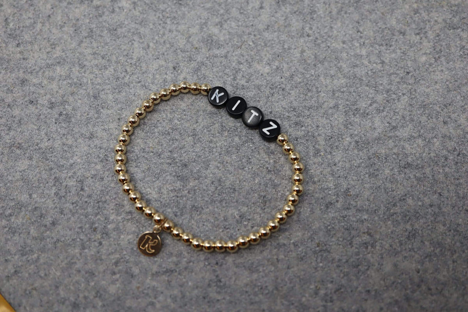 Initials Armband Perlen "Kitz"