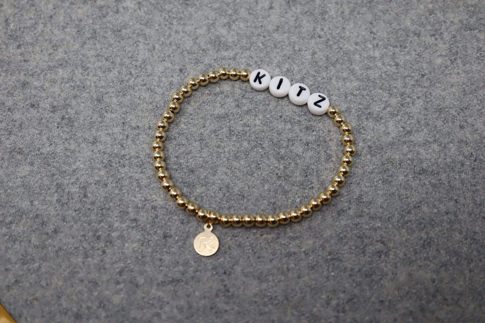 Initials Armband Perlen "Kitz"