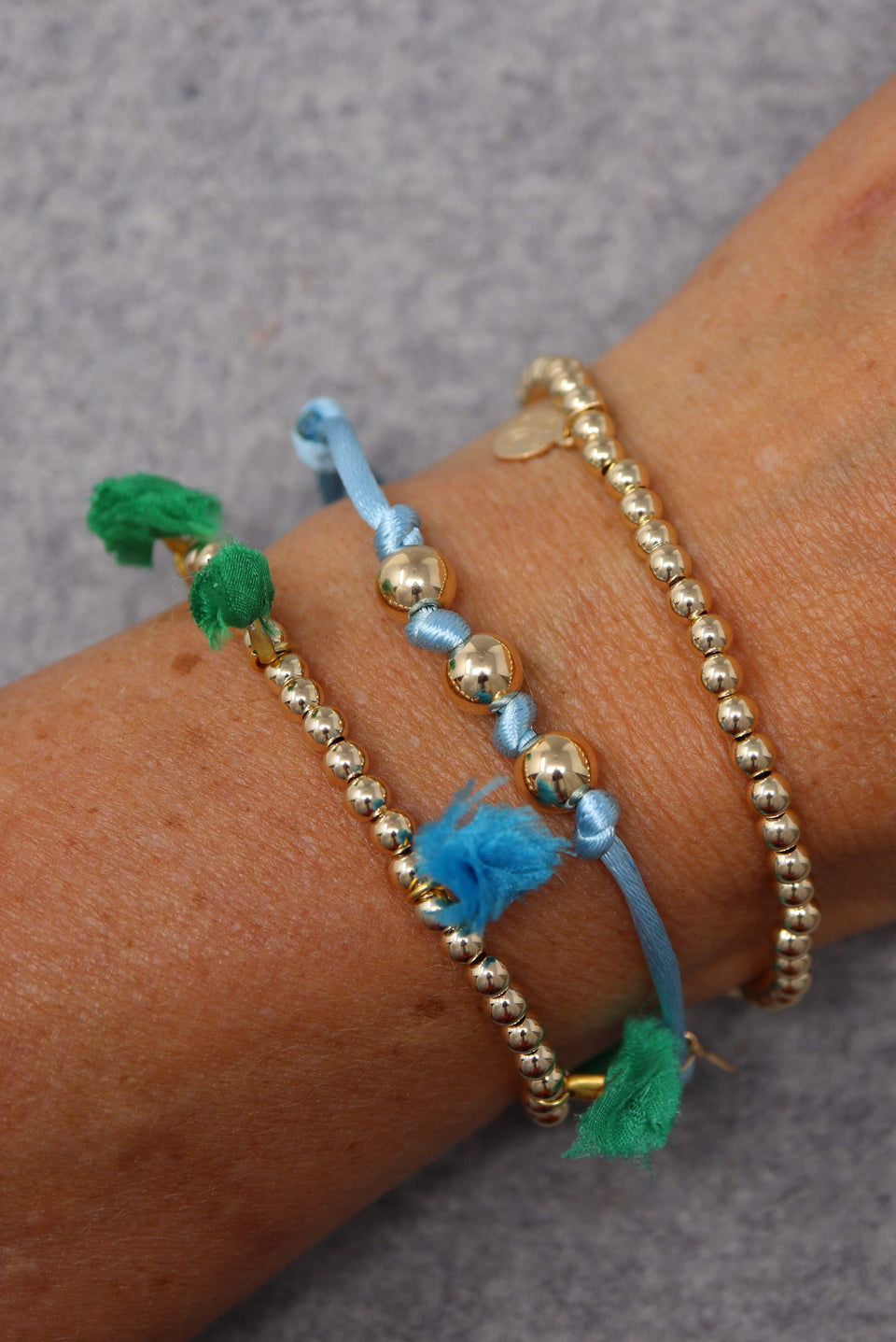 Faith Hope Believe Bandl blau