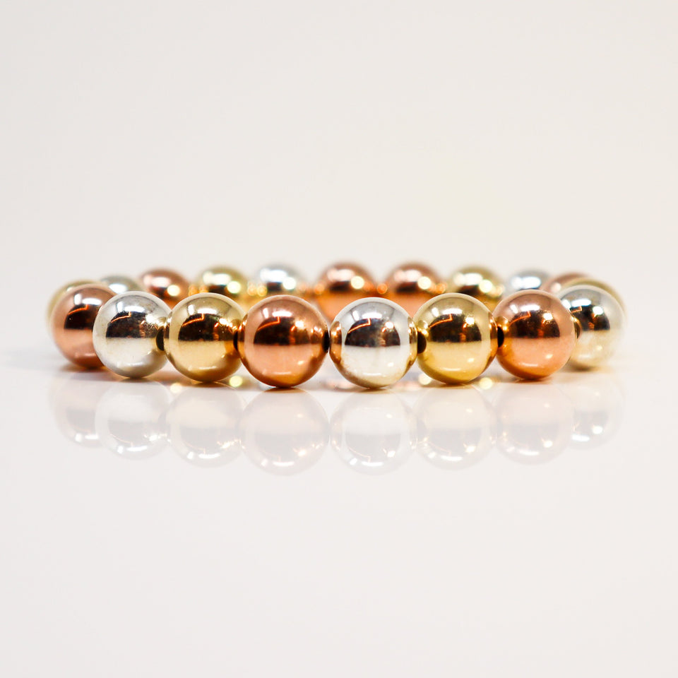 Basic 10 mm beads bracelet