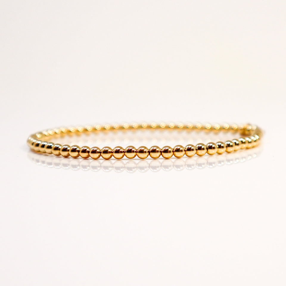 Basic 3 mm beads bracelets