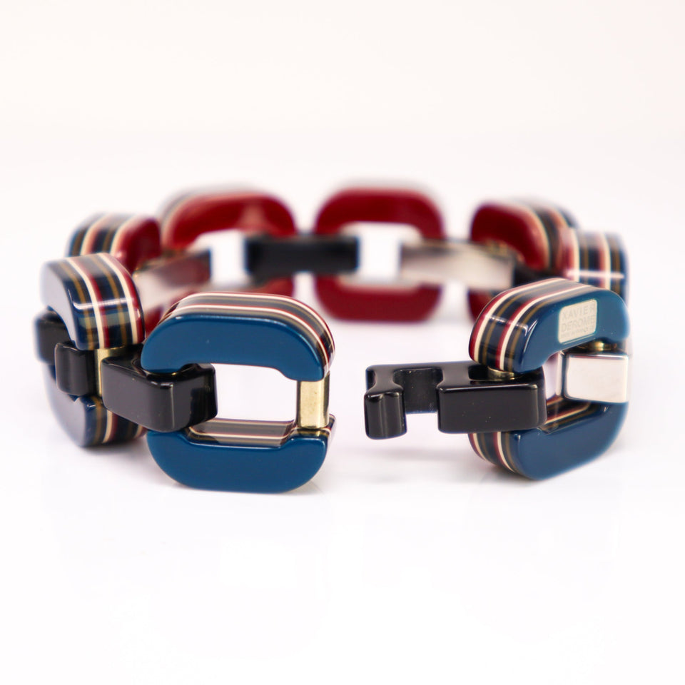 BIG Bracelet X.D. Design S Reverse Color Deep Red/ Blue